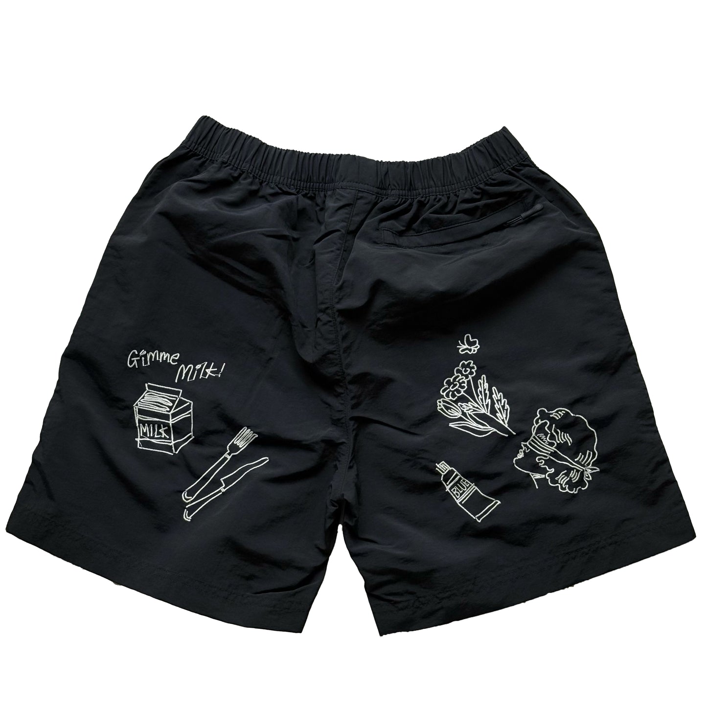 【Pre Order】Ebroidered Nylon Easy Shorts #2