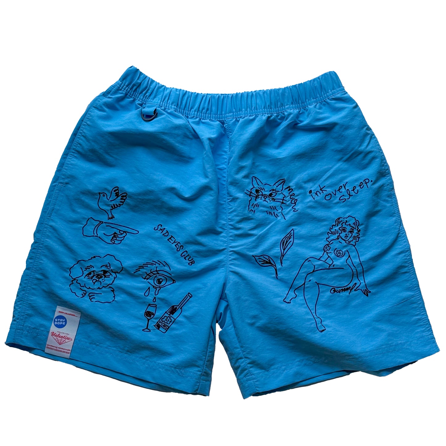 【Pre Order】Ebroidered Nylon Easy Shorts #2