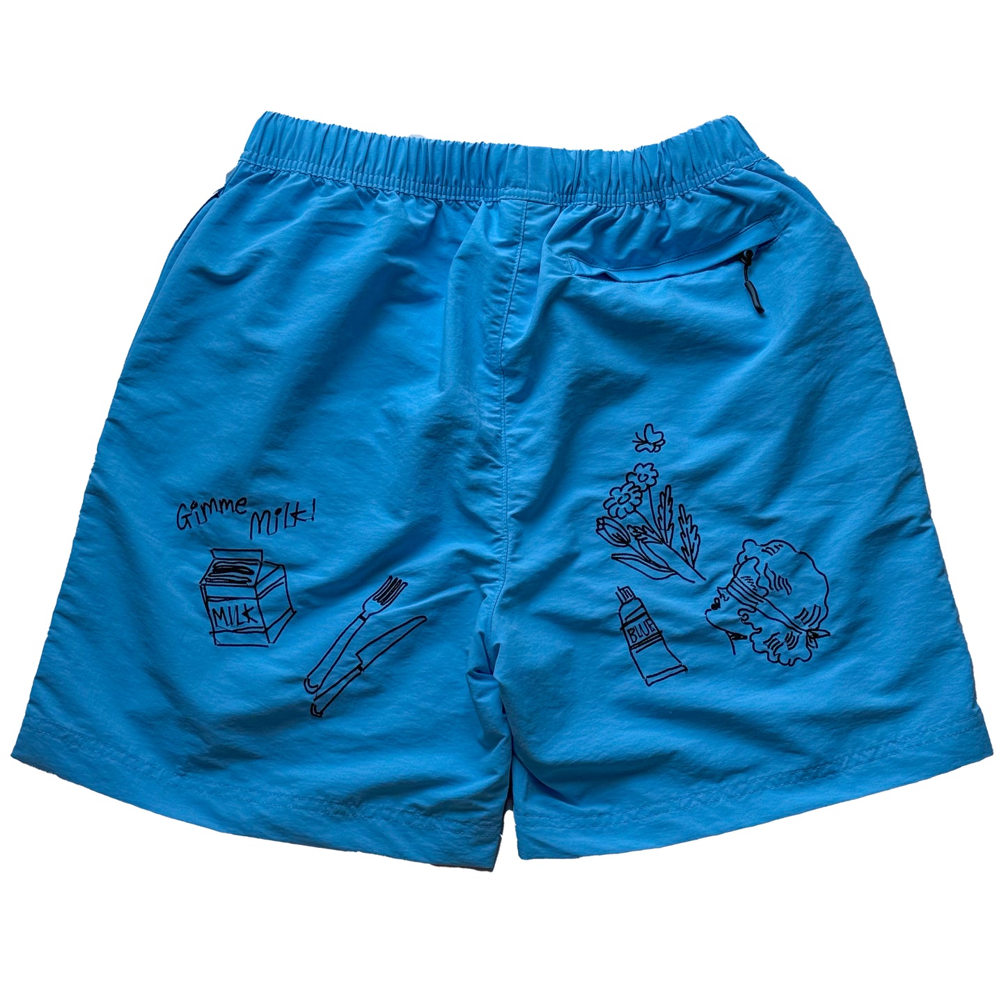 【Pre Order】Ebroidered Nylon Easy Shorts #2
