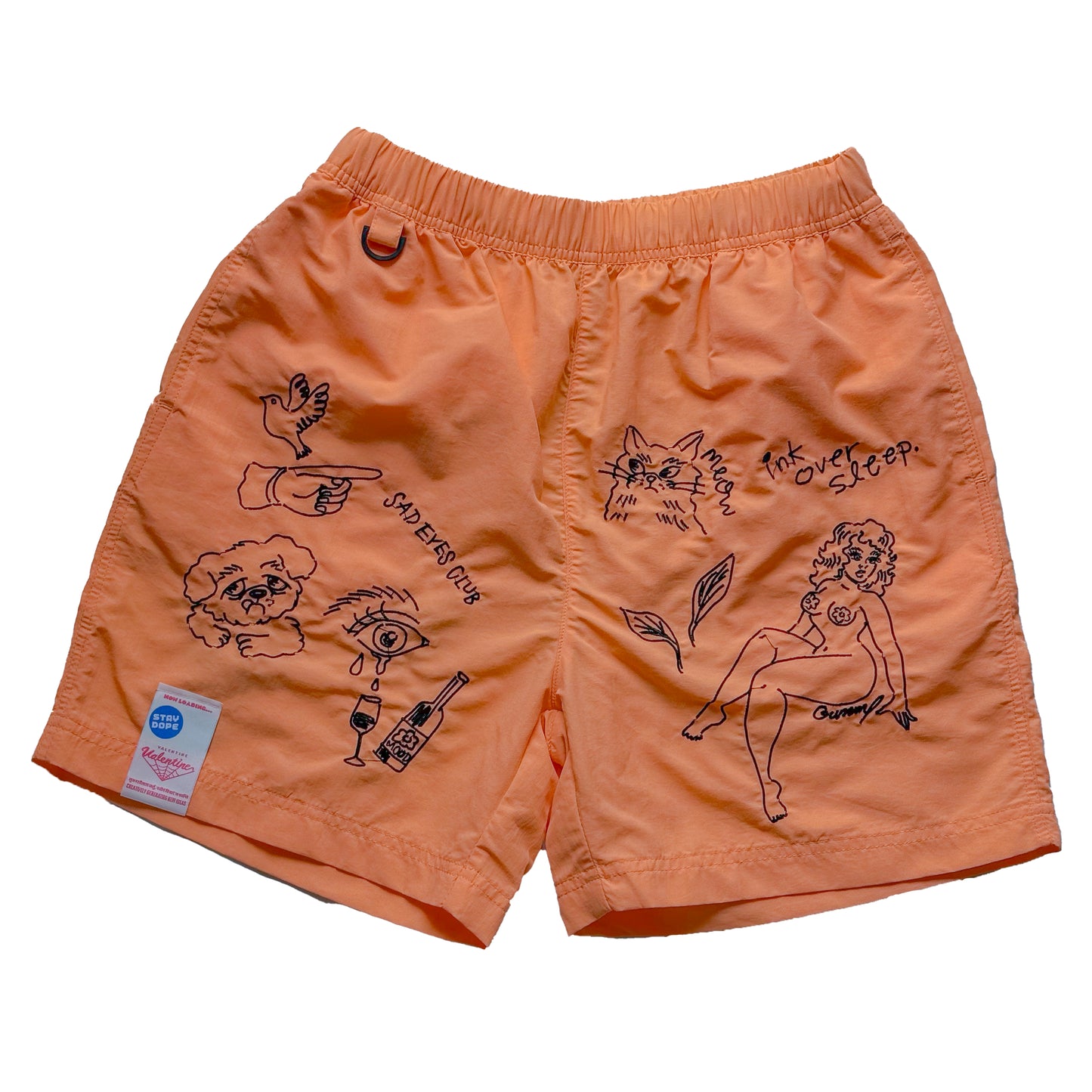【Pre Order】Ebroidered Nylon Easy Shorts #2