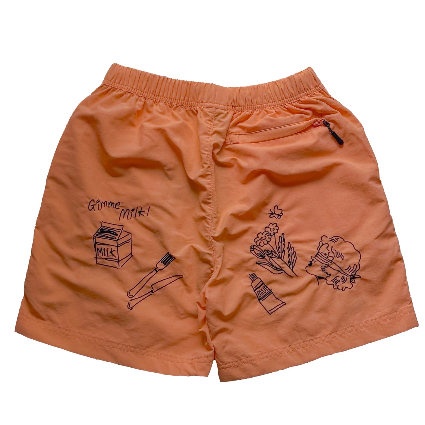 【Pre Order】Ebroidered Nylon Easy Shorts #2