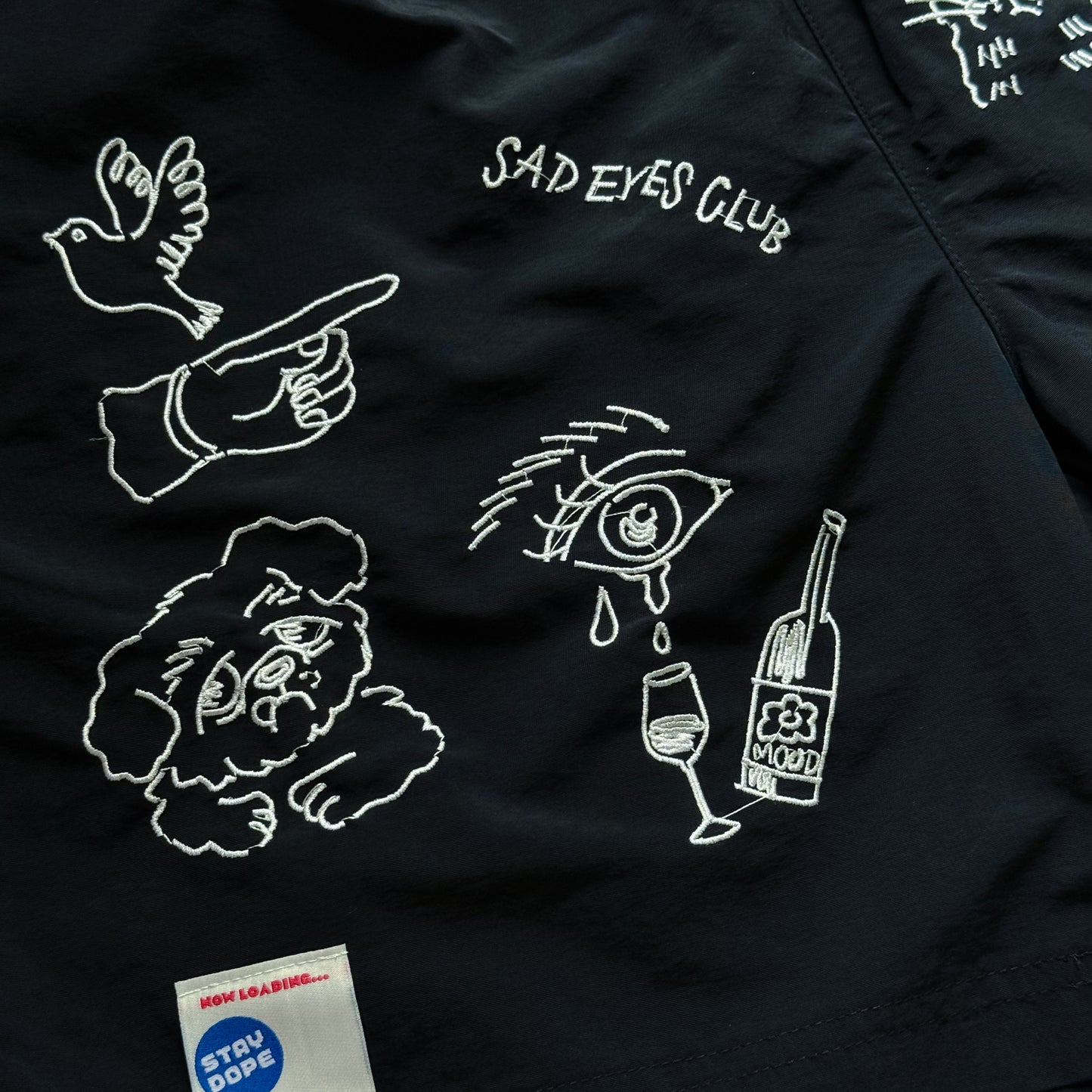 【Pre Order】Ebroidered Nylon Easy Shorts #2