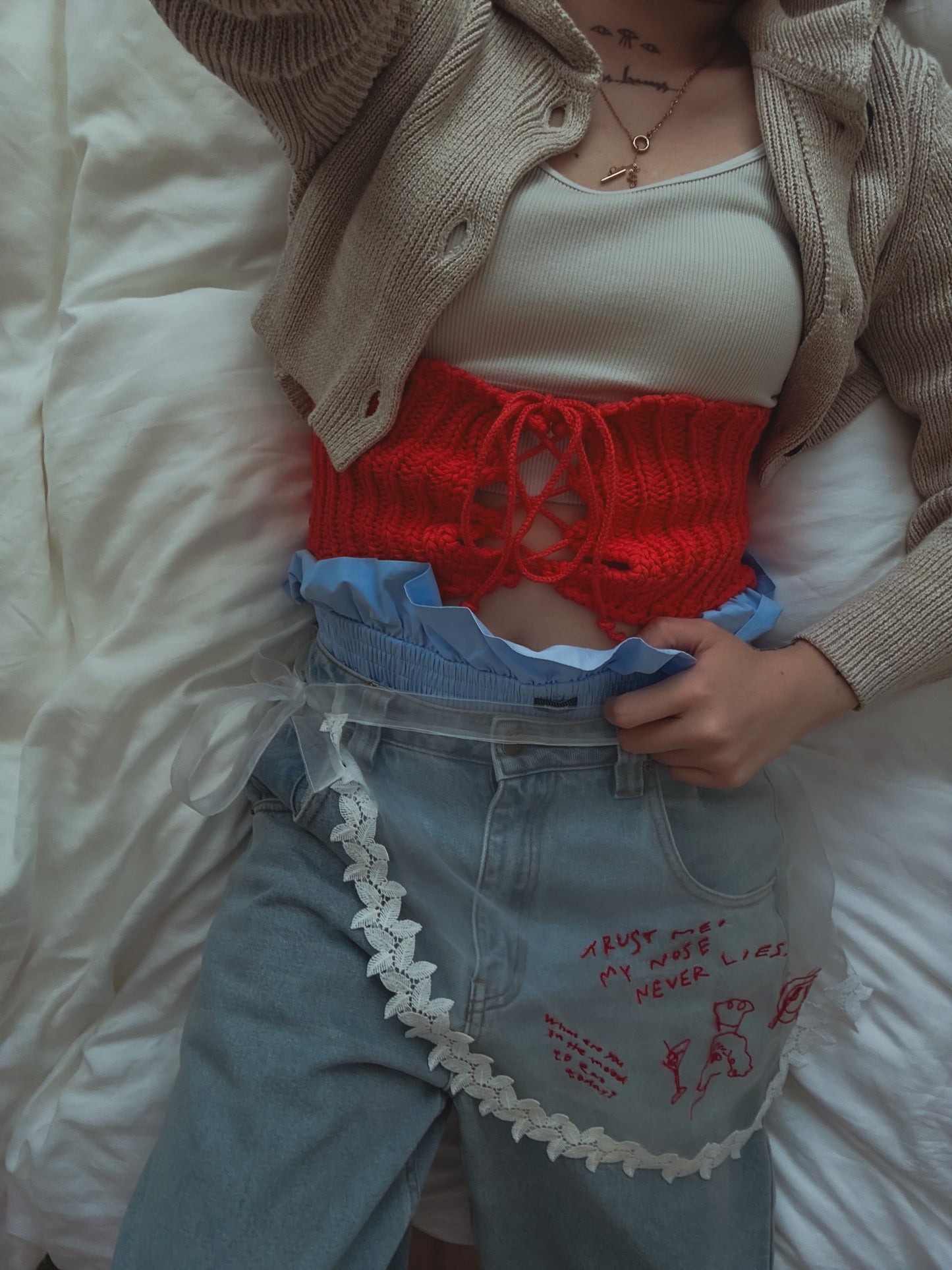 Glass Veil Apron