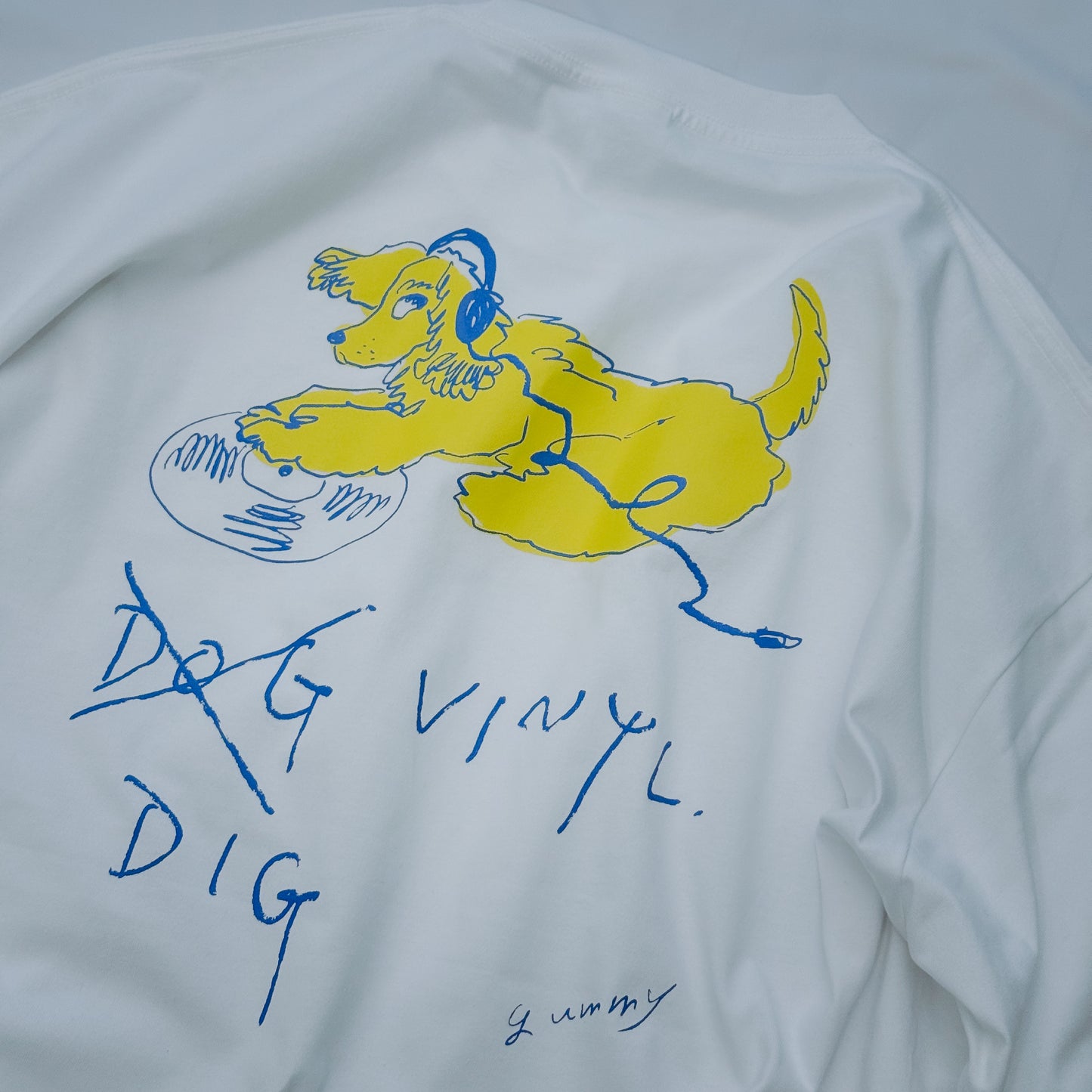 【Pre-Order】DOG VINYL Drawcord T-shirt