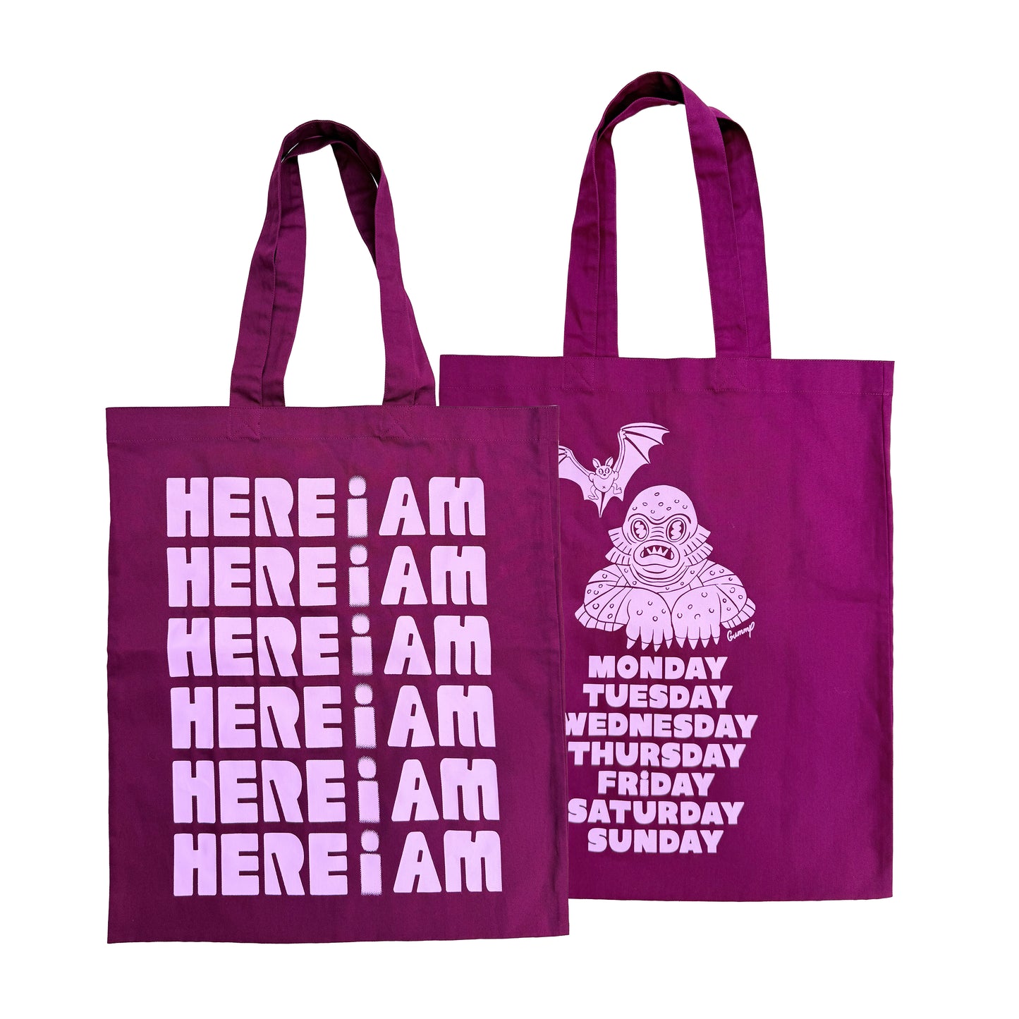 HERE i AM Tote bag