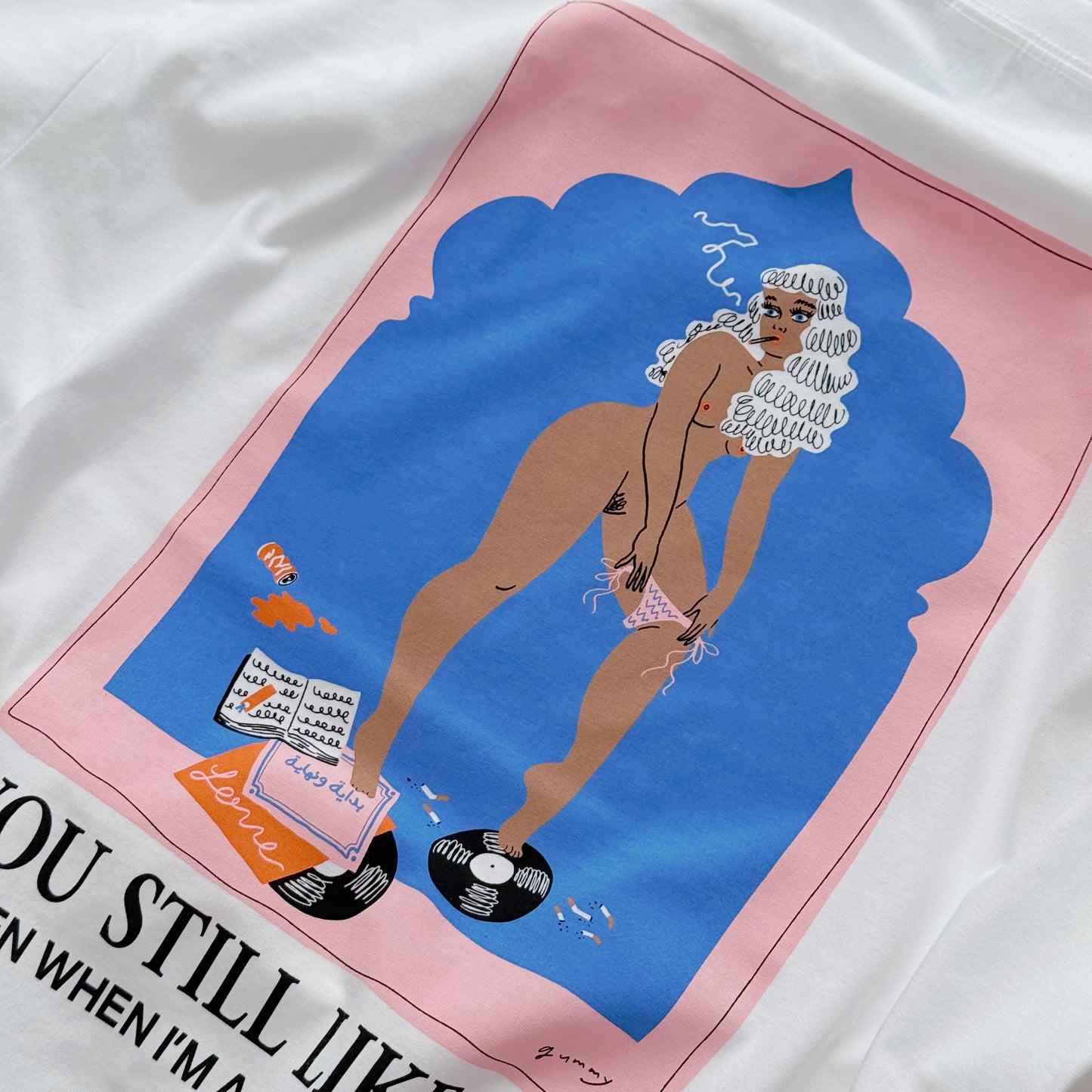 【Pre-Order】You Still Like Me Vintage wash T-shirt
