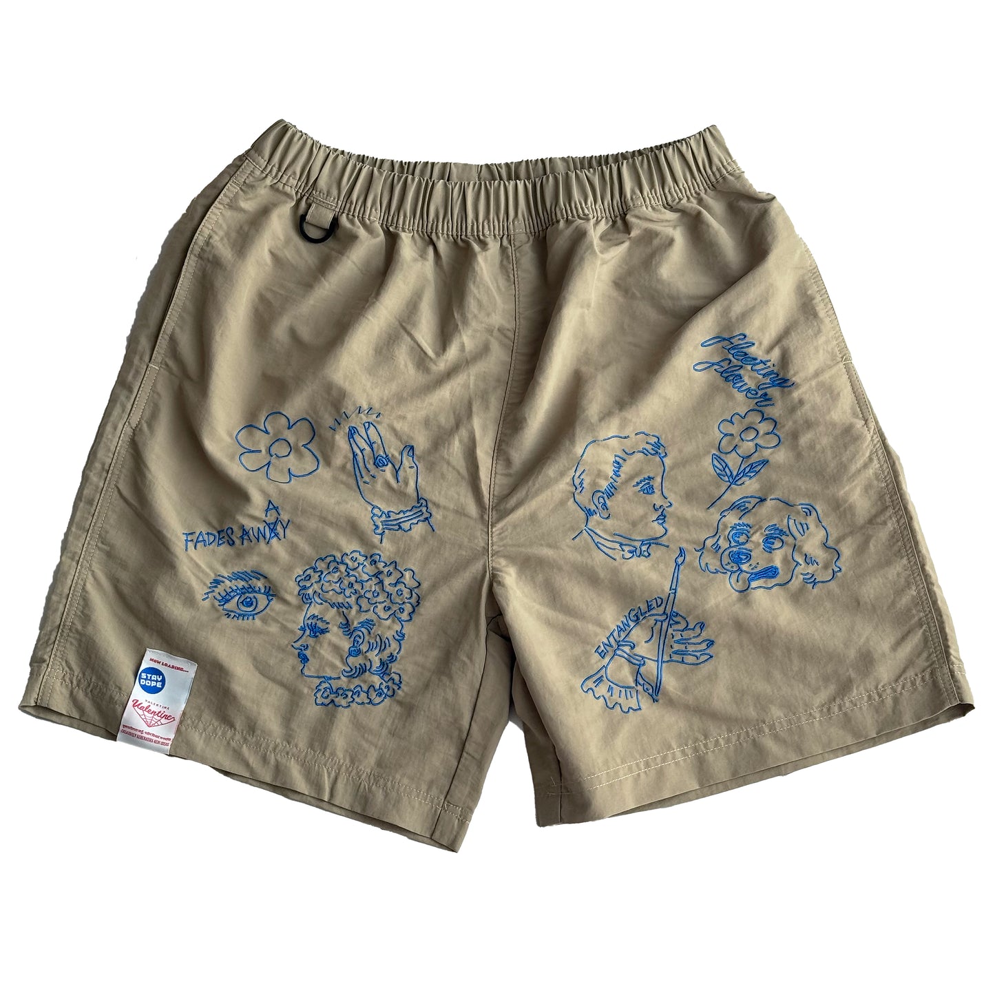 【Pre Order】Ebroidered Nylon Easy Shorts