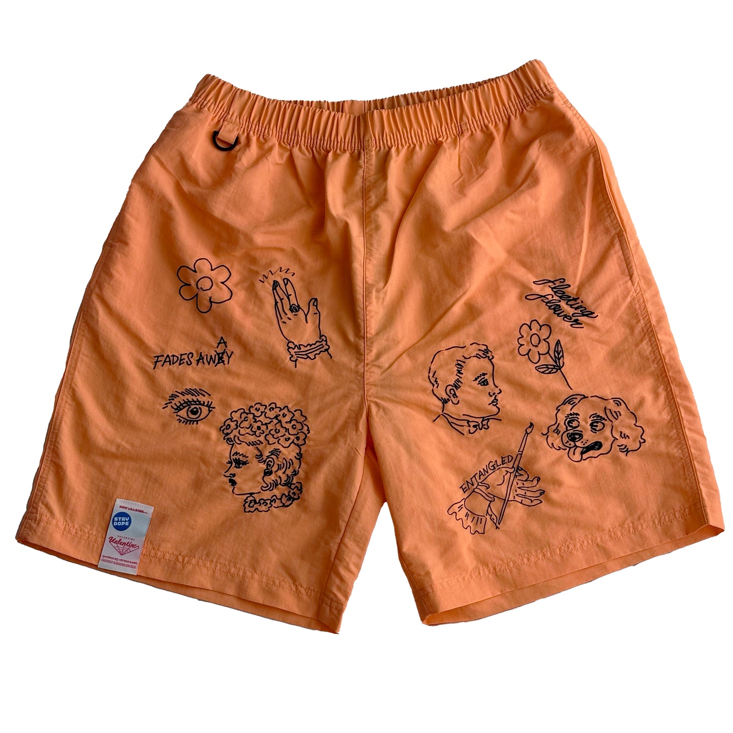 【Pre Order】Ebroidered Nylon Easy Shorts