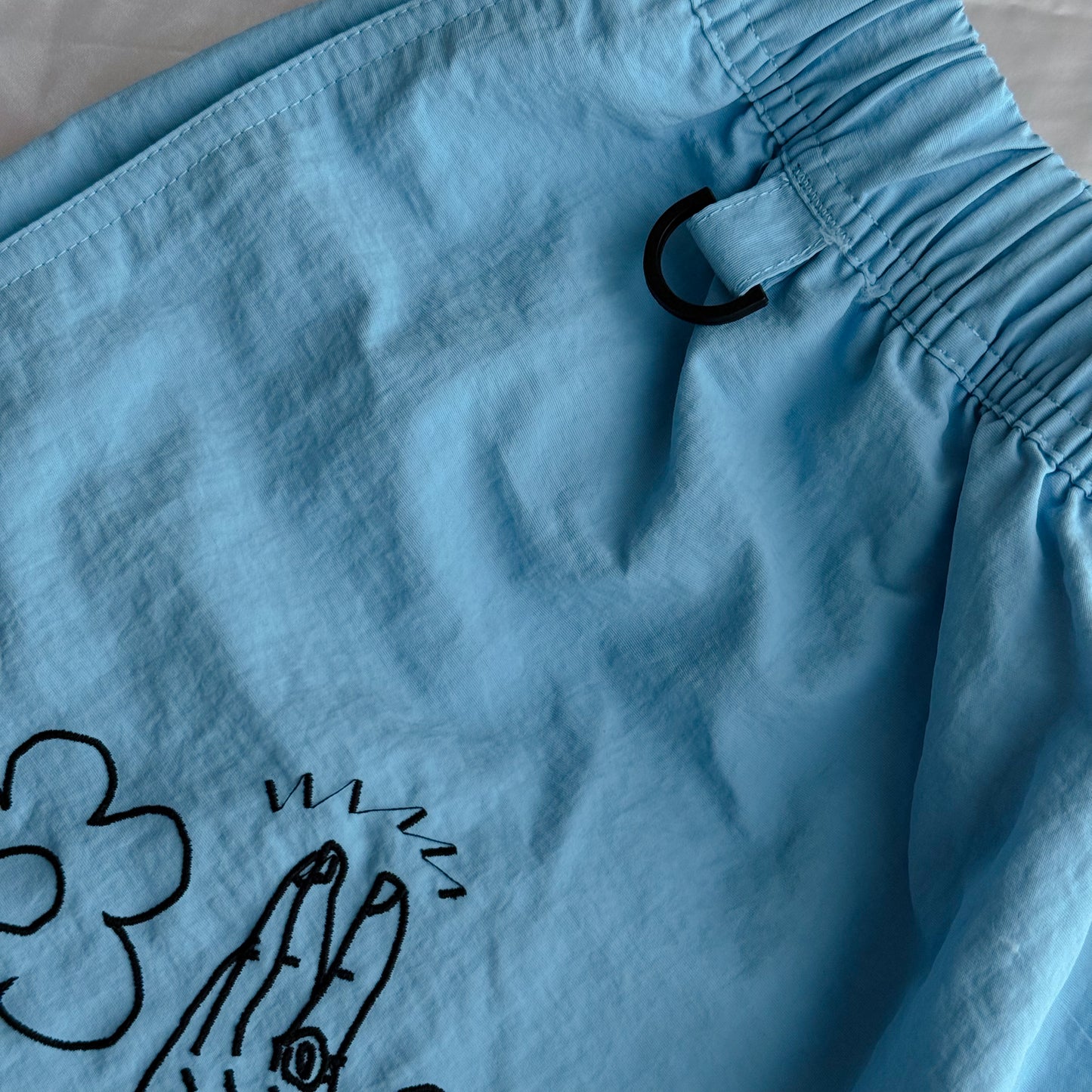 【Pre Order】Ebroidered Nylon Easy Shorts