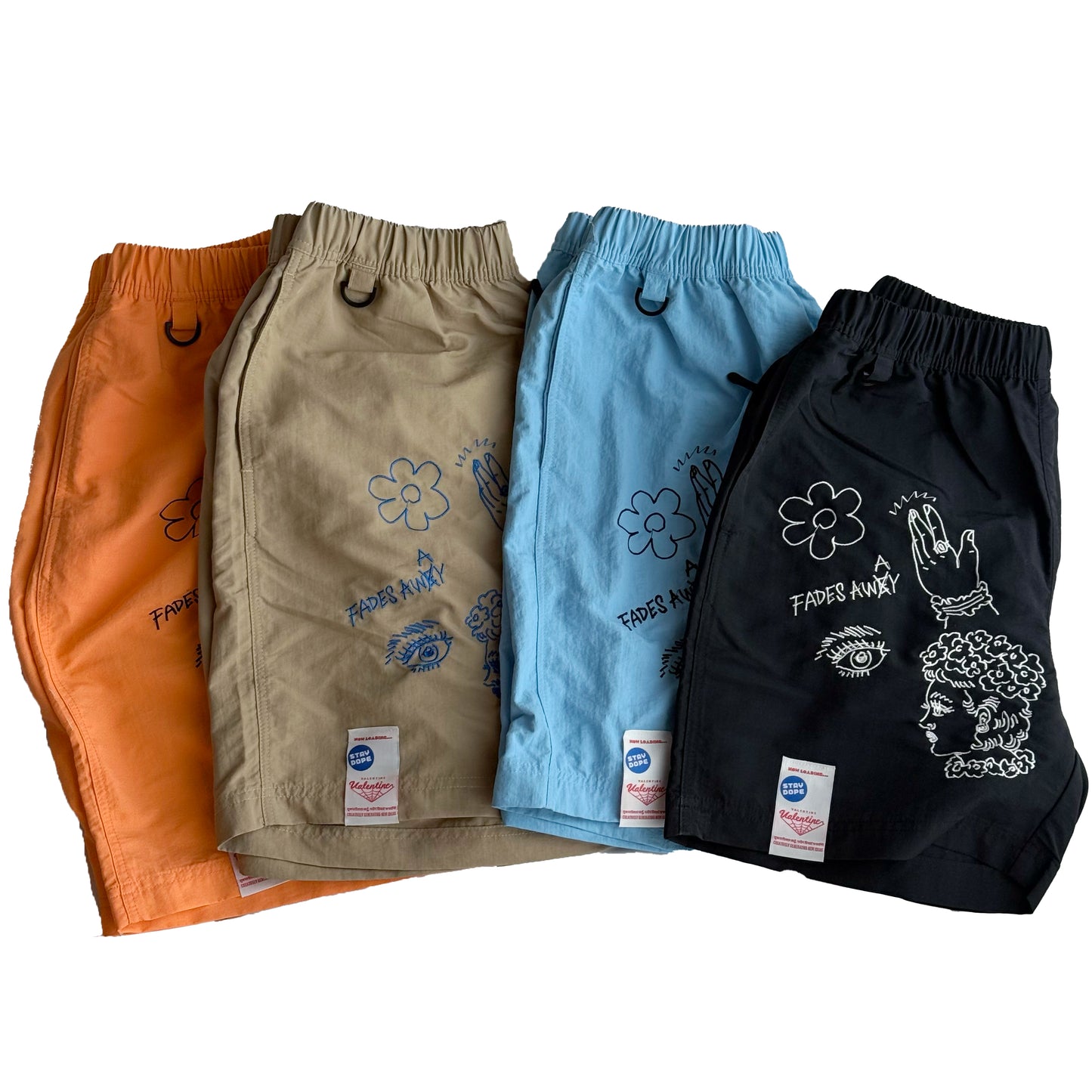 【Pre Order】Ebroidered Nylon Easy Shorts