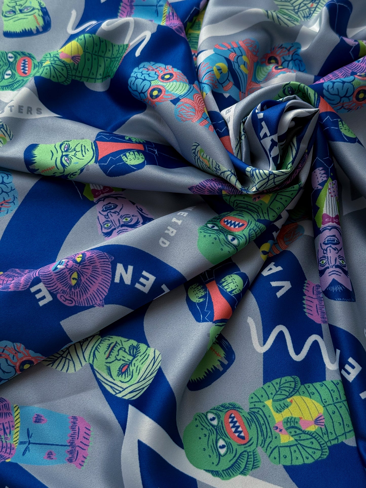 Bubble Bottle Monster scarf