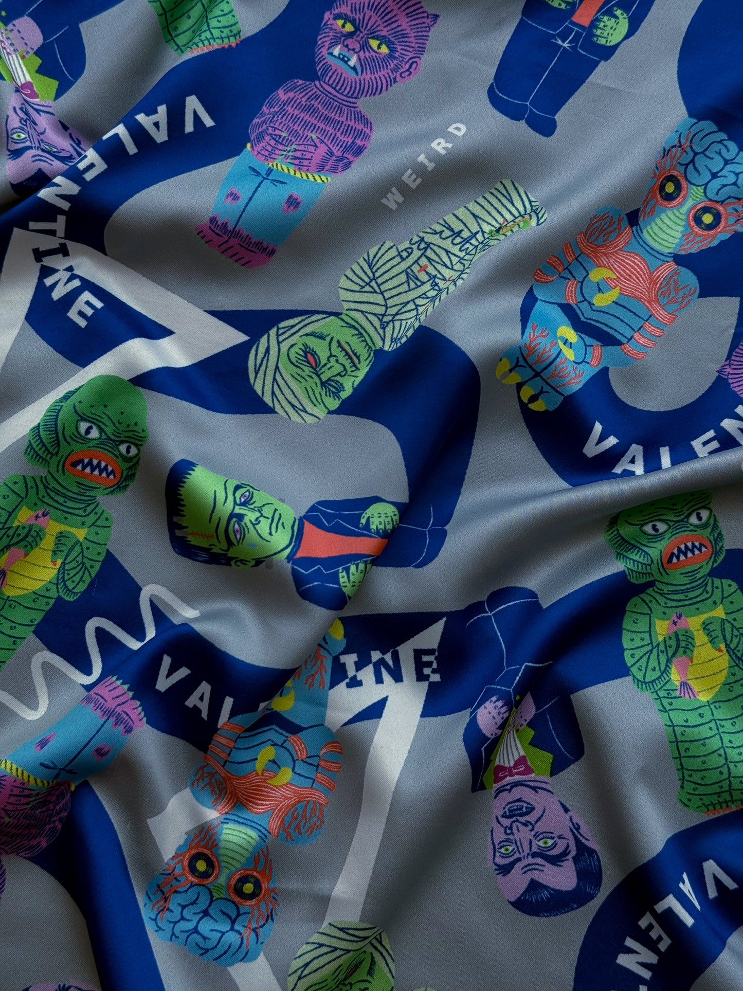 Bubble Bottle Monster scarf