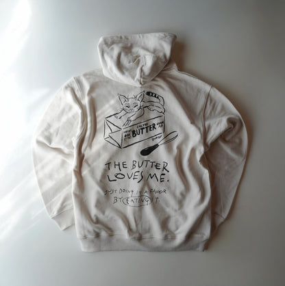 【Pre-Order】The Butter loves me Zip-up Hoodie