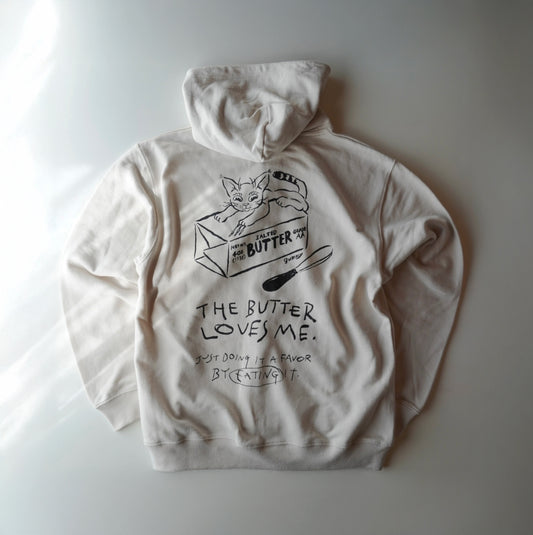 【Pre-Order】The Butter loves me Zip-up Hoodie