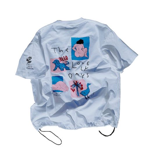 【Pre-Order】The lovely days Tshirt with a drawstring