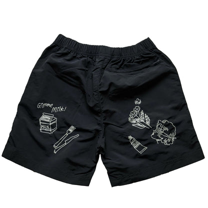 【Pre Order】Ebroidered Nylon Easy Shorts #2