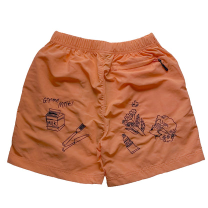 【Pre Order】Ebroidered Nylon Easy Shorts #2