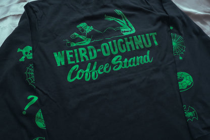 WEIRD-OUGHNUT Coffee Stand Long sleeve shirt