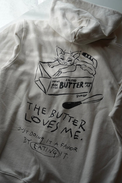 【Pre-Order】The Butter loves me Zip-up Hoodie