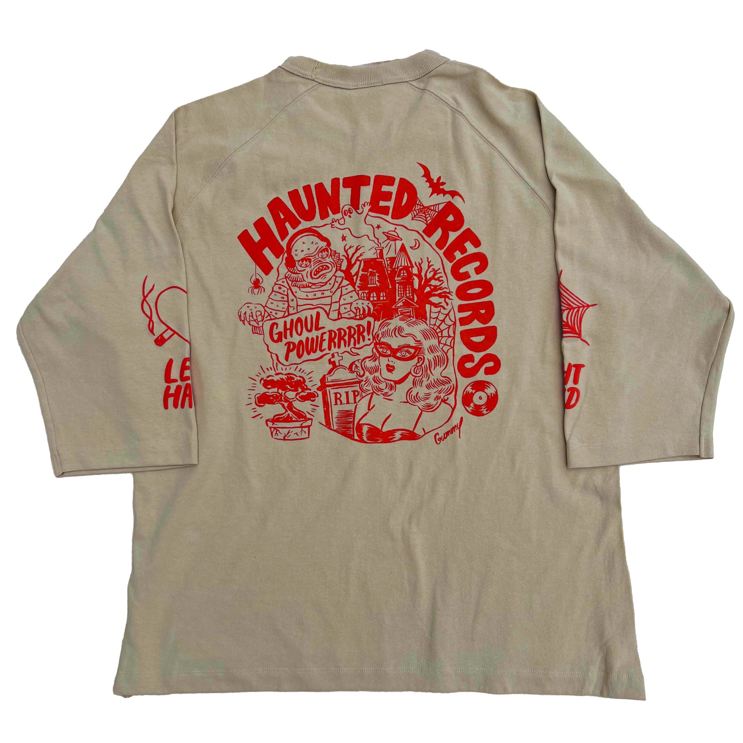 Haunted Records raglan