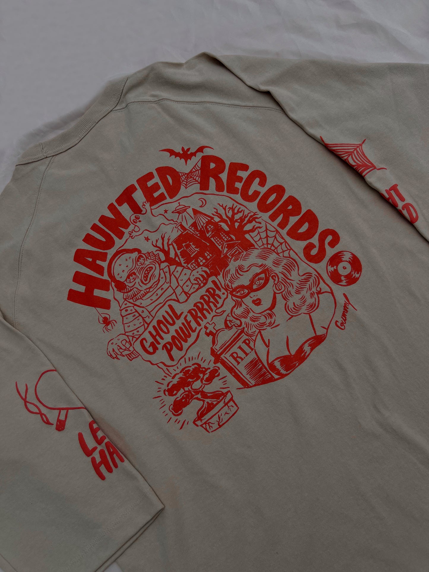 Haunted Records raglan