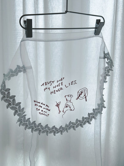 Glass Veil Apron
