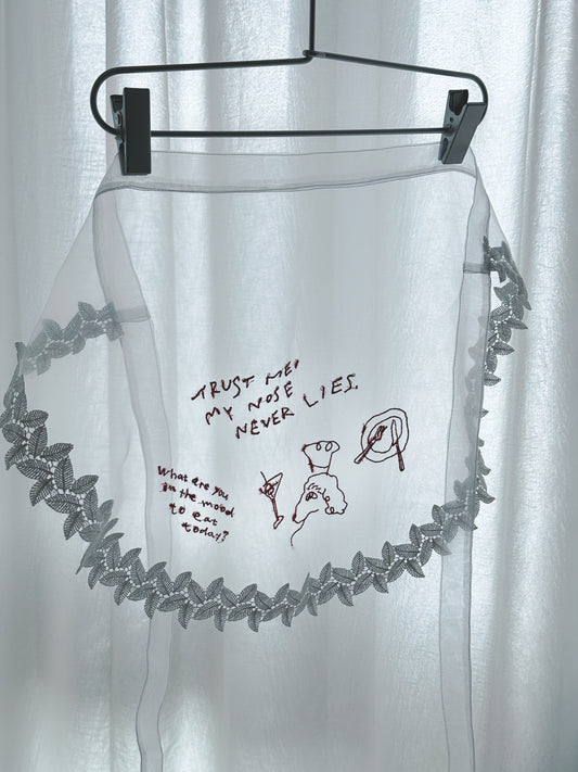 Glass Veil Apron