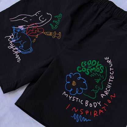 【Pre Order】COSMOS Nylon Easy Shorts