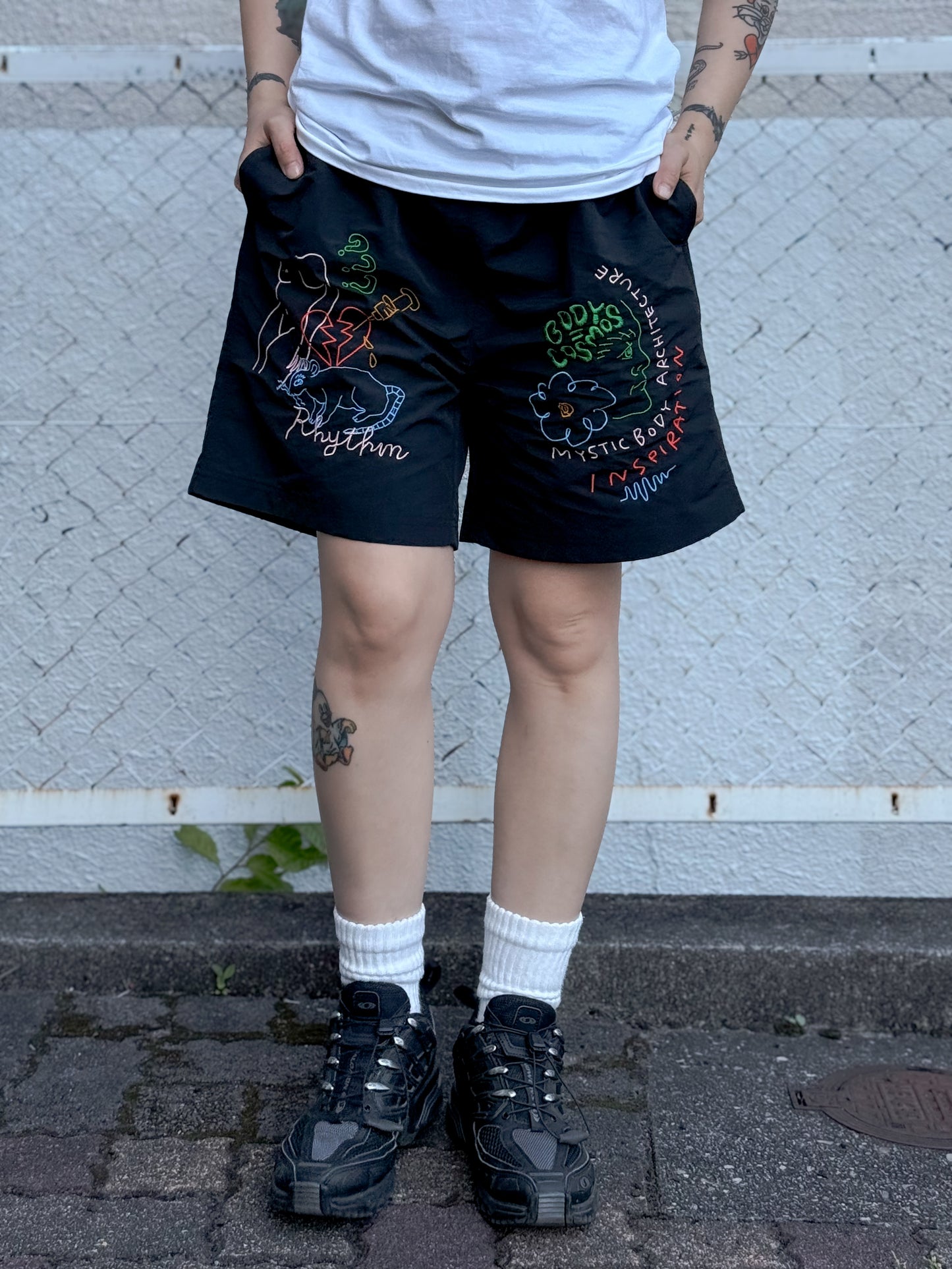 【Pre Order】COSMOS Nylon Easy Shorts
