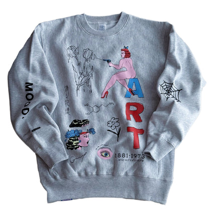 【予約】Dripping Memories Sweat shirt (Fleece-lined /裏起毛)