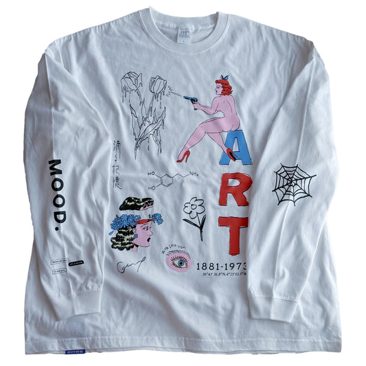 【予約】Dripping Memories Big silhouette Long sleeve T-shirt