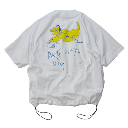 【Pre-Order】DOG VINYL Drawcord T-shirt