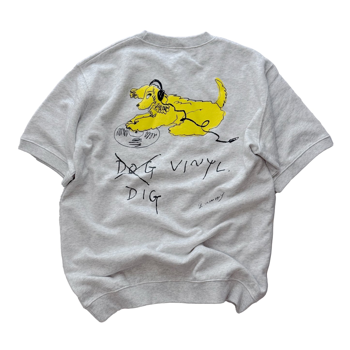 【Pre-Order】DOG VINYL French terry T-shirt