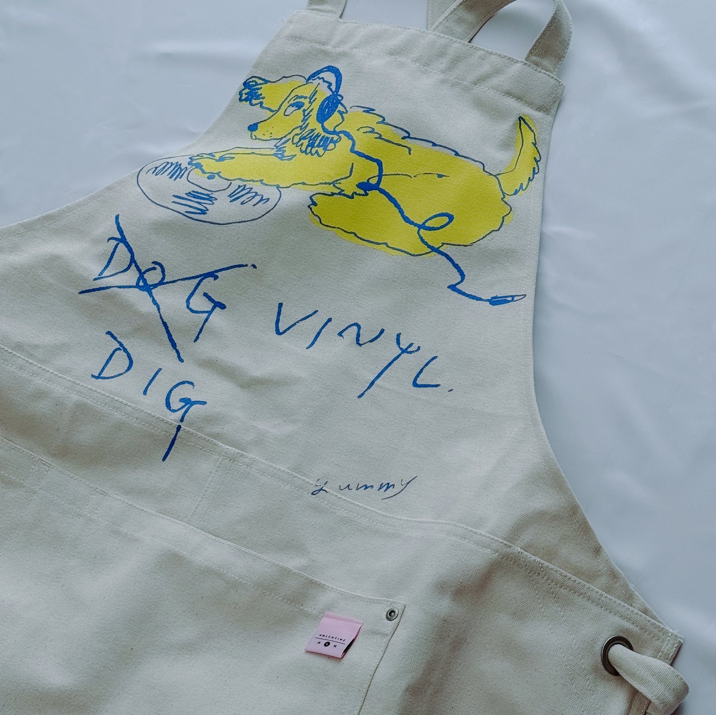 【Pre-Order】DOG VINYL Canvas Apron