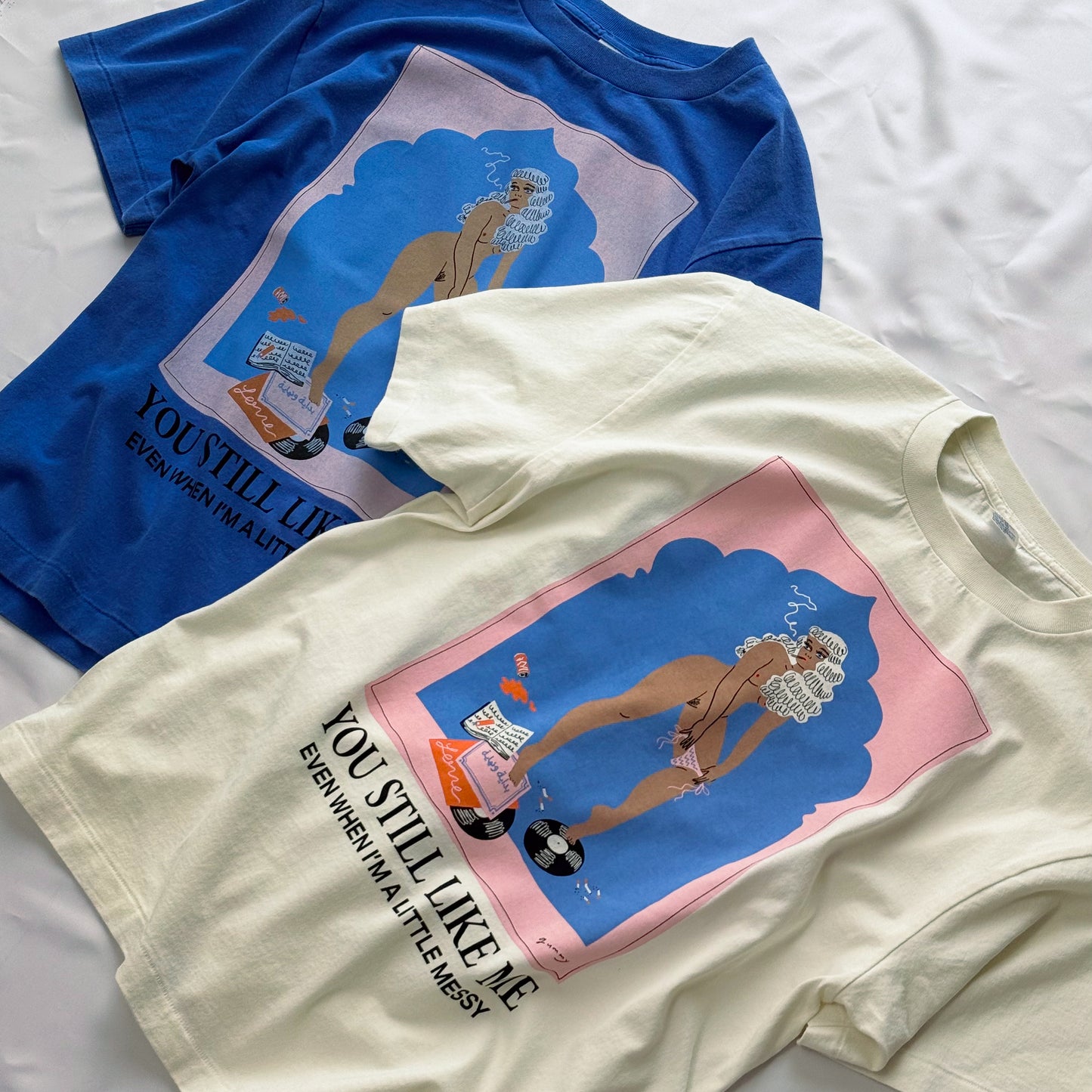 【Pre-Order】You Still Like Me  Vintage wash T-shirt