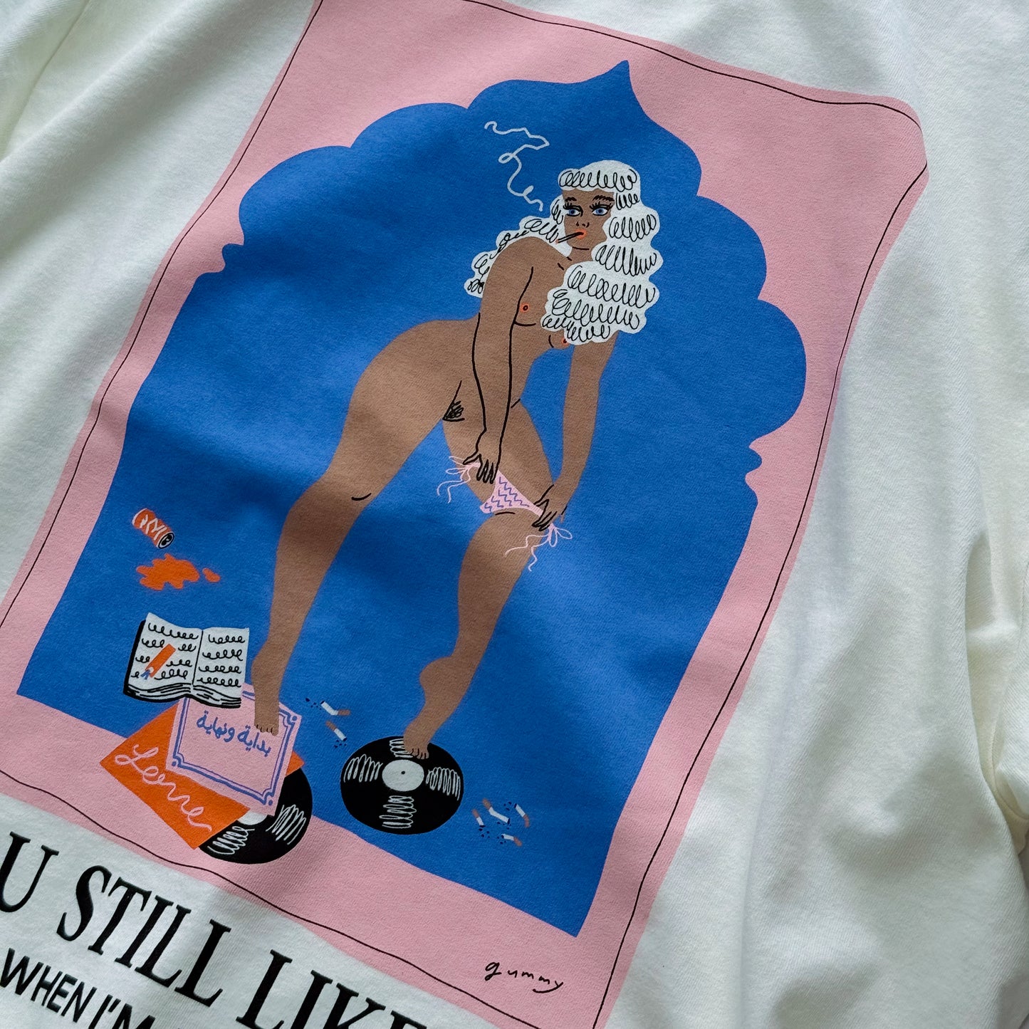 【Pre-Order】You Still Like Me  Vintage wash T-shirt