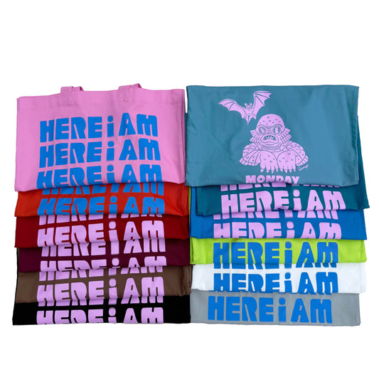 HERE i AM Tote bag