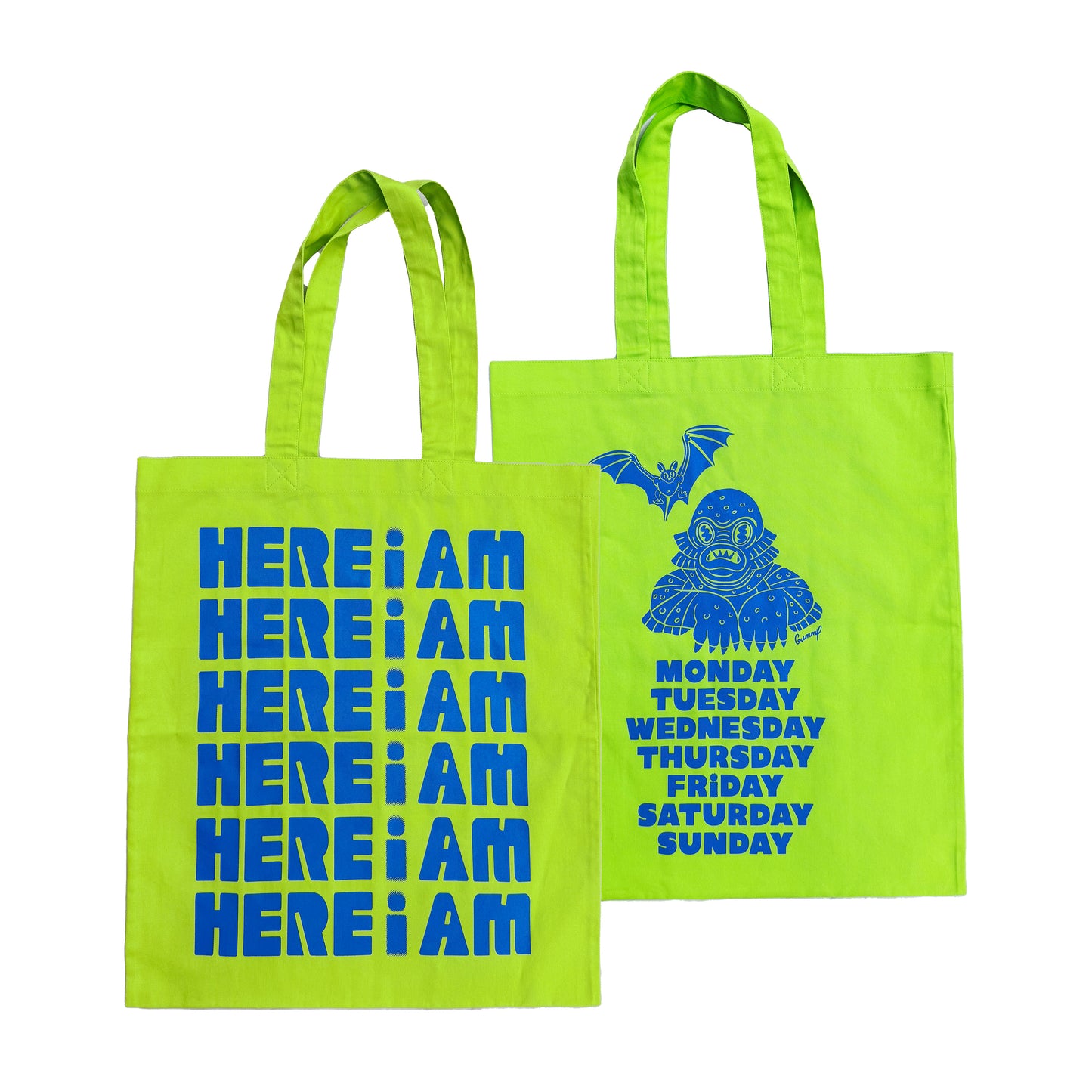 HERE i AM Tote bag