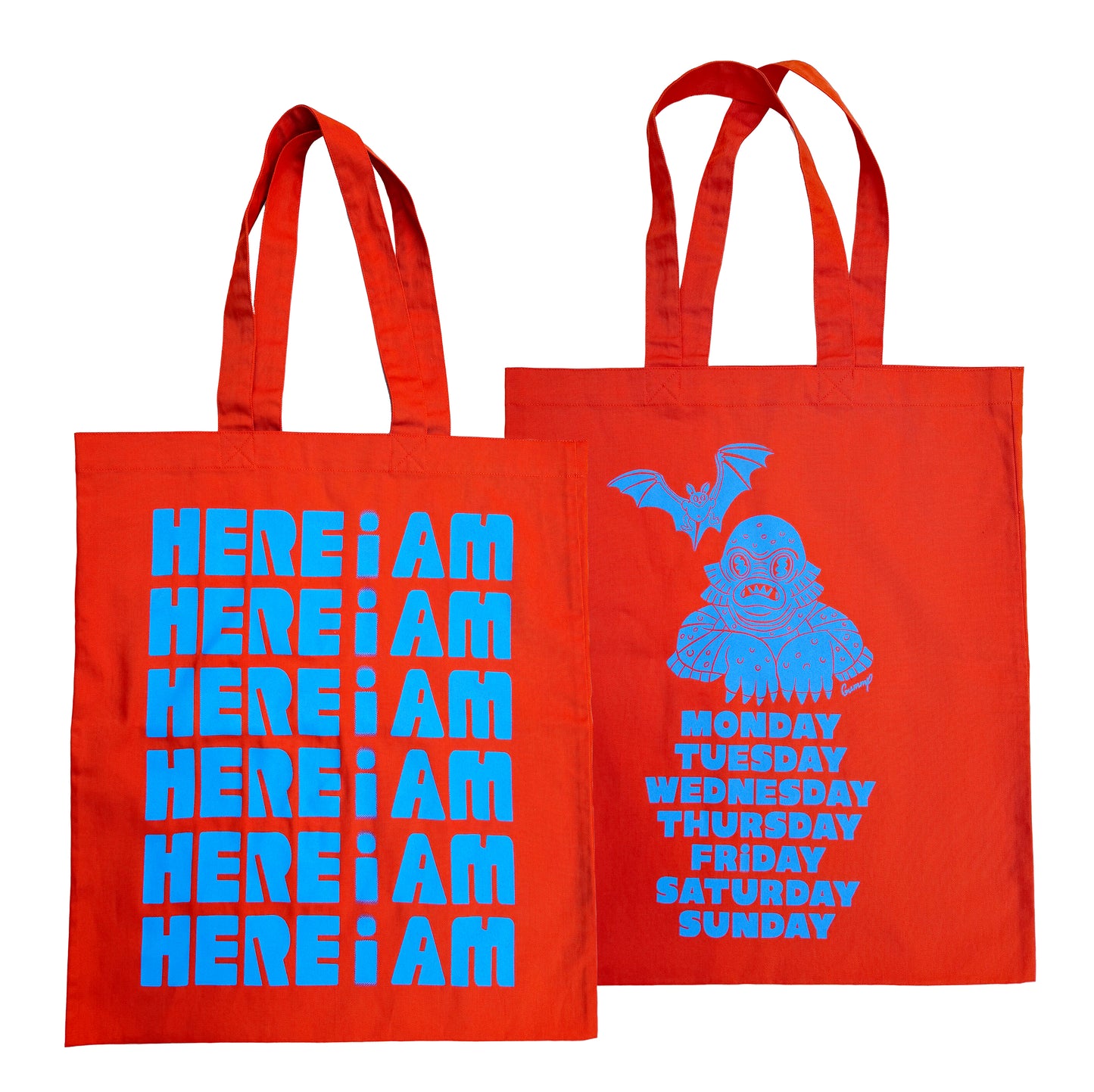 HERE i AM Tote bag