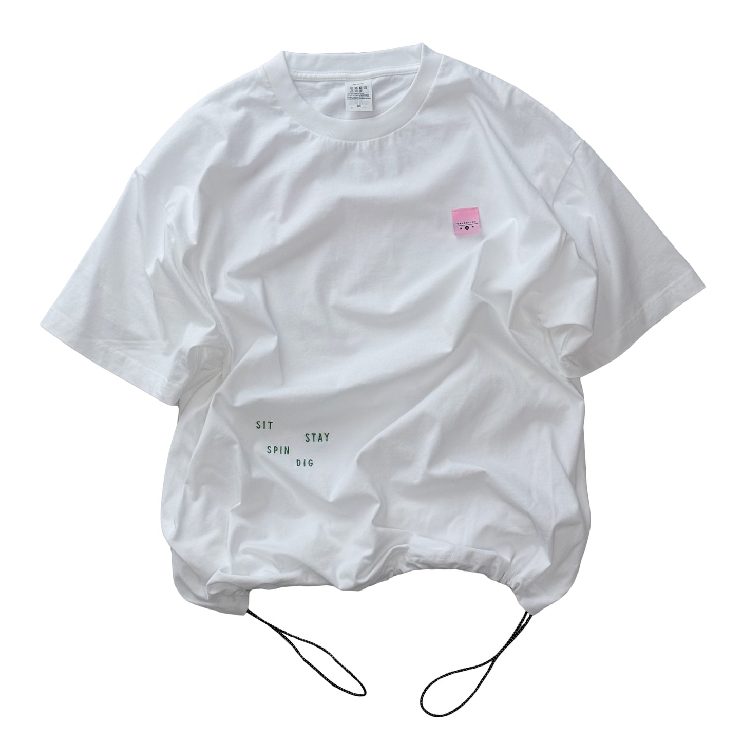 【Pre-Order】DOG VINYL Drawcord T-shirt