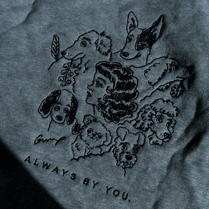 【予約】Dogs embroidered Sweatshirt