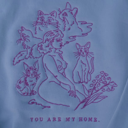 【予約】Cats embroidered Sweatshirt