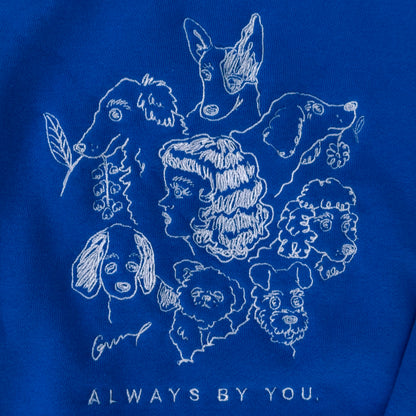 【予約】Dogs embroidered Sweatshirt