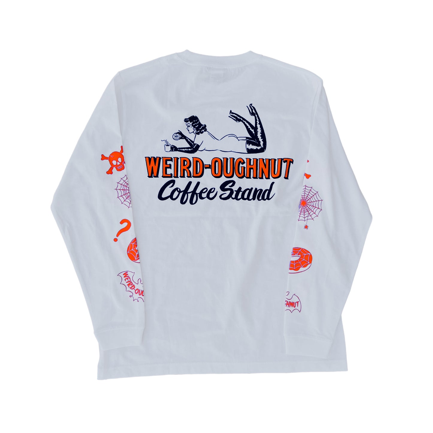 WEIRD-OUGHNUT Coffee Stand Long sleeve shirt