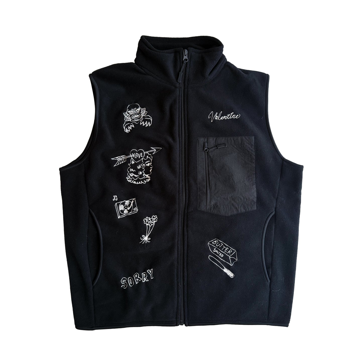 【Limited Pre-Order】Custom Embroidered fleece vest