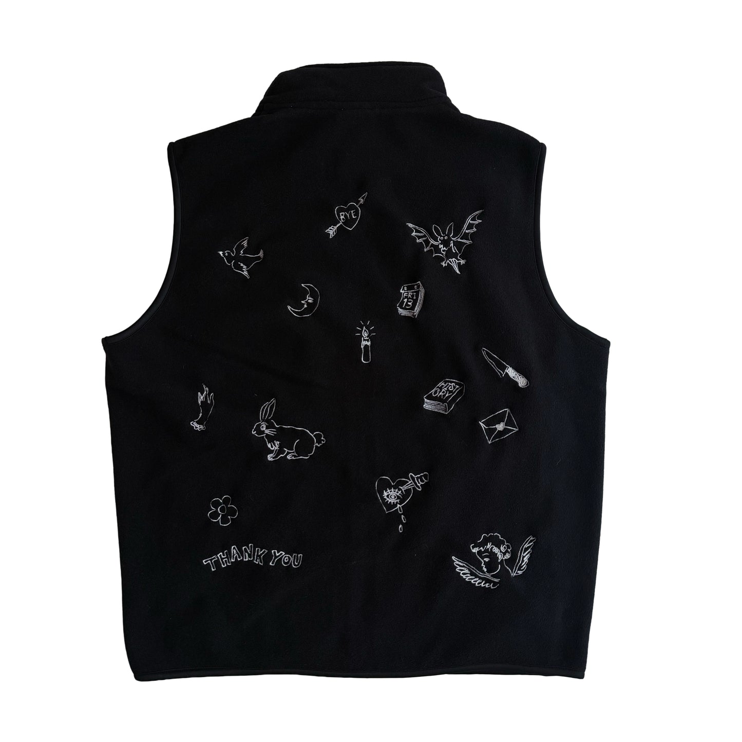 【Limited Pre-Order】Custom Embroidered fleece vest
