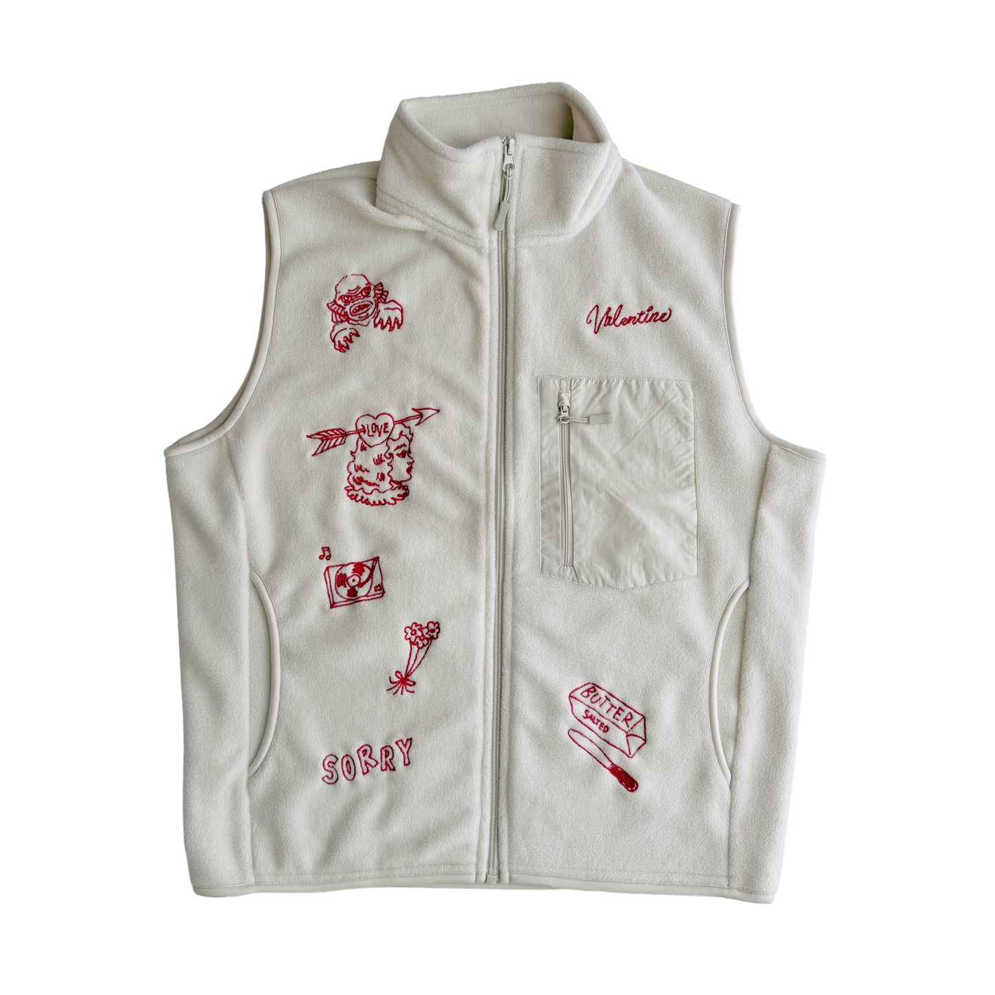 【Limited Pre-Order】Custom Embroidered fleece vest