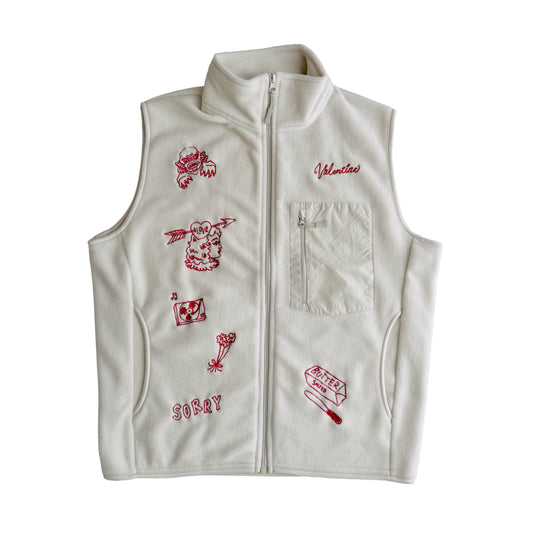 【Limited Pre-Order】Custom Embroidered fleece vest