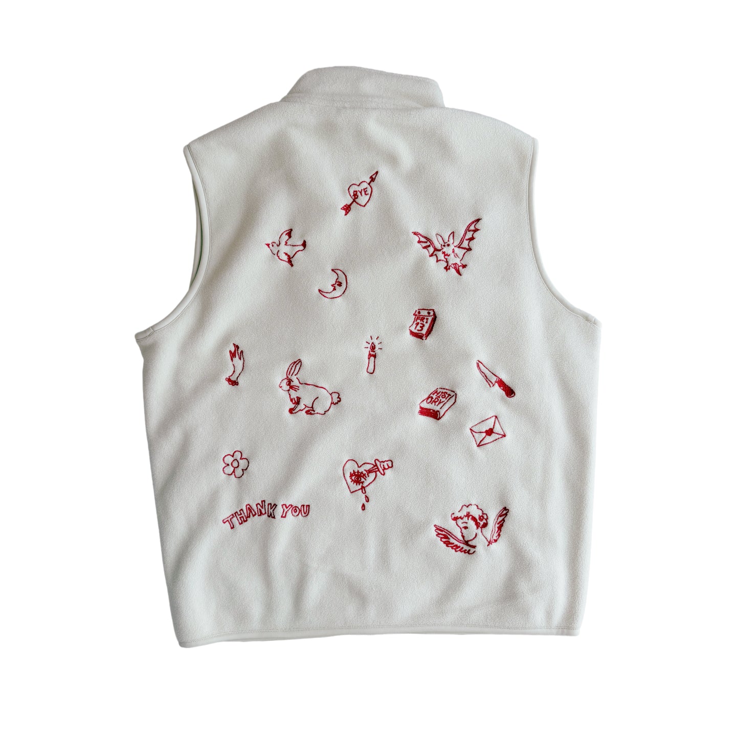 【Limited Pre-Order】Custom Embroidered fleece vest