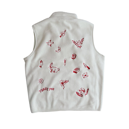 【Limited Pre-Order】Custom Embroidered fleece vest